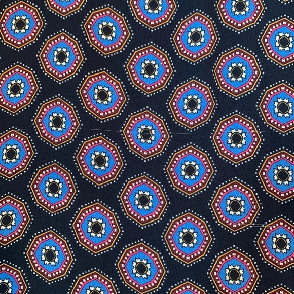 Ramy Brook Medallion Printed Lula Neck tie Sleeveless Top Blue Small - Picture 10 of 12